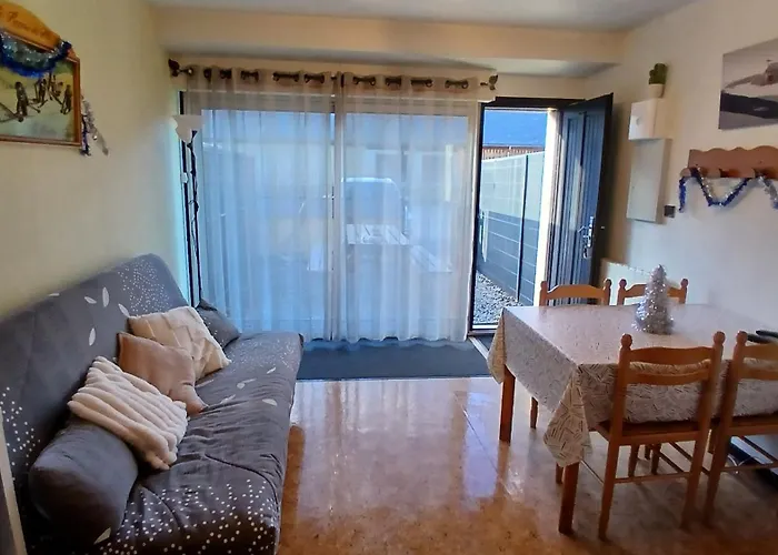 Appar T2 3 Lits Vue Montagne Terrasse Vielle Aure